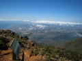 Vistas hacia el Campo de Gibraltar desde los Reales, a 1452 m
