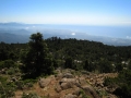Vistas hacia la Costa del Sol desde los Reales, a 1452 m